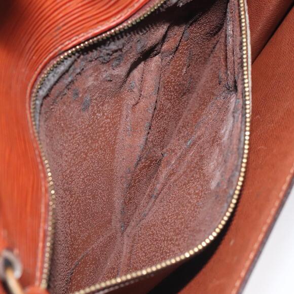 LOUIS VUITTON Epi Serie Dragonne Hand Bag Brown M52618 - Picture 11 of 16
